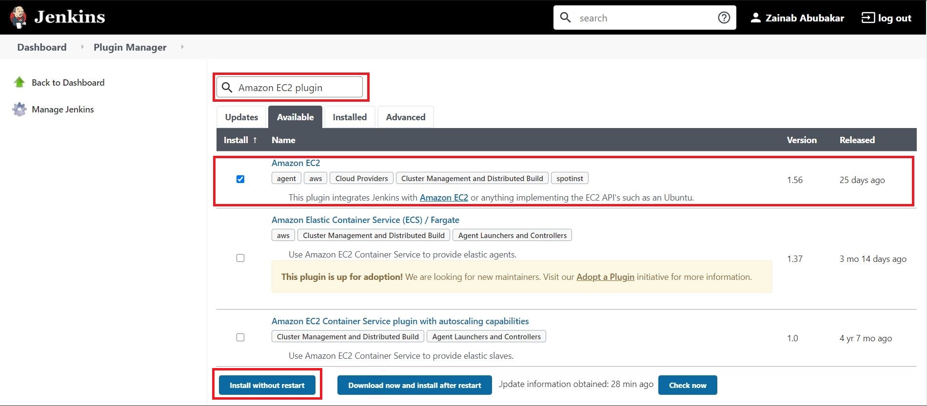 install ec2 plugin